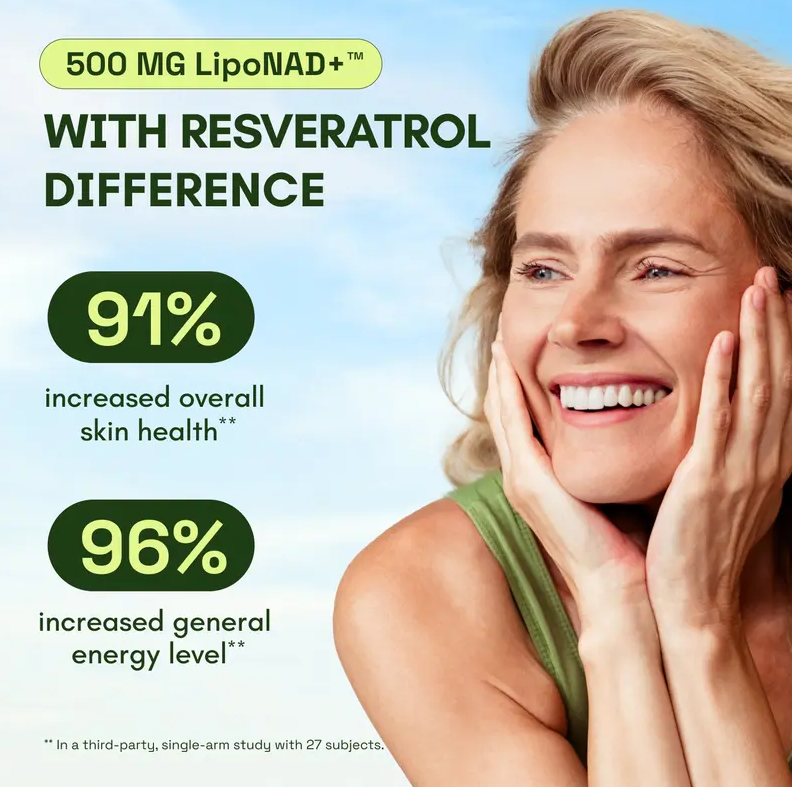 NAD+ Advanced for Skin Aging Support, Energy, and Focus