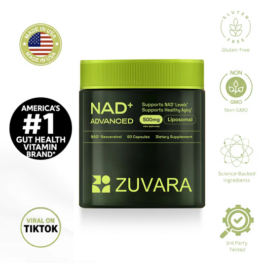 NAD+ Advanced for Skin Aging Support, Energy, and Focus